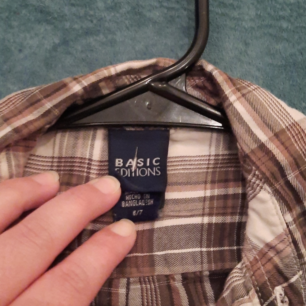 Basic Addition plaid size 6/7 - Picture 2 of 4